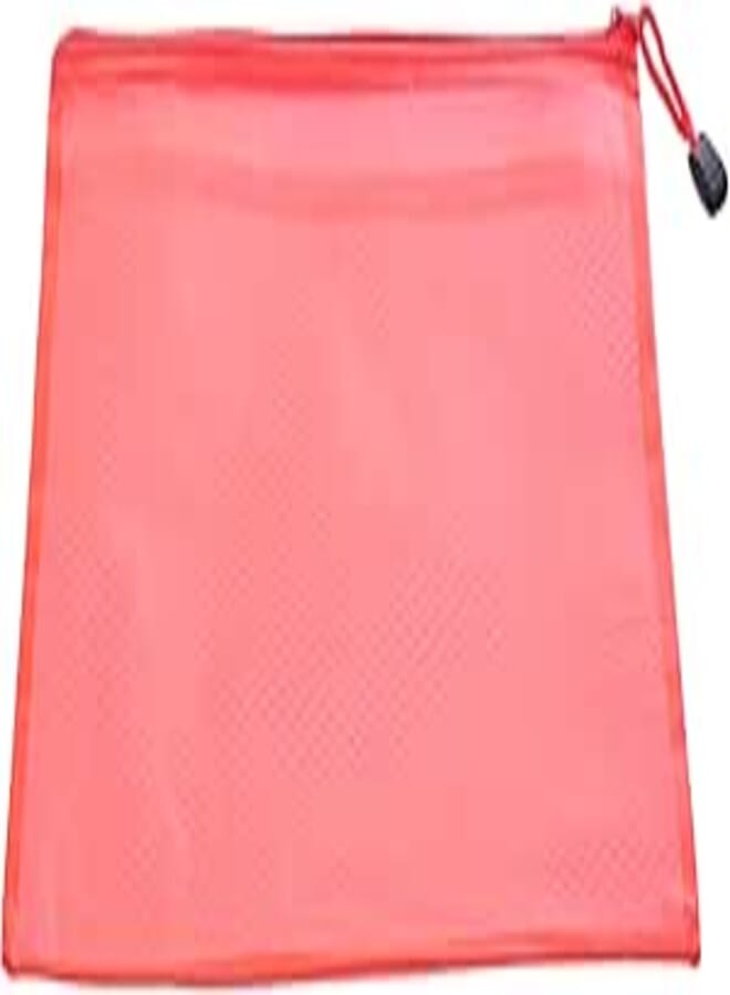 Micro B5 File with Zipper- Red